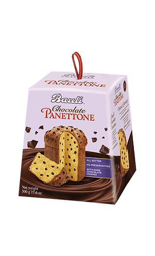 Bauli Panettone Chocolate -mit Schokoladestückchen- 500g