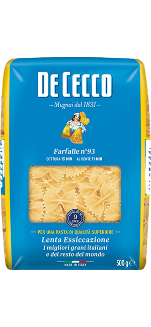 De Cecco Pasta Farfalle N°93 1kg