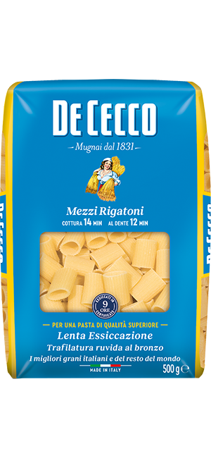De Cecco Pasta Mezzi Rigatoni N°26 1kg