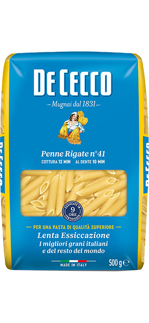 De Cecco Pasta Penne Rigate N°41 1kg