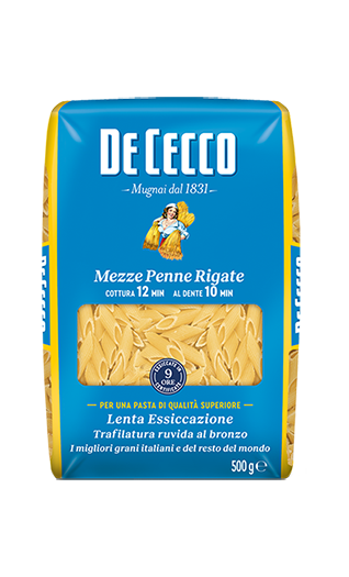 De Cecco Pasta Mezze Penne Rigate N°141 1kg