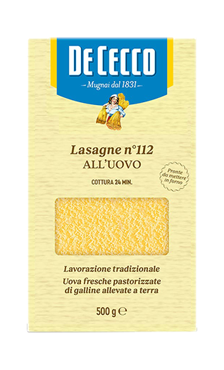 De Cecco Pasta Lasagne all'uovo N°112 500g