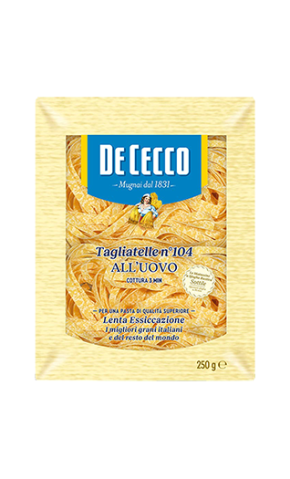 De Cecco Pasta Tagliatelle all'uovo N°104