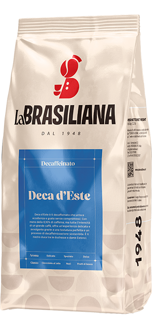 La Brasiliana Deca d'Este (ehemals Decaffeinato) 1kg Bohnen La Brasiliana Deca d\'Este (ehemals Decaffeinato) 1kg Bohnen