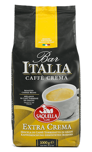 Saquella Bar Italia Extra Crema 1kg Bohnen