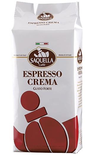 Saquella Crema Gusto Forte 1kg Bohnen