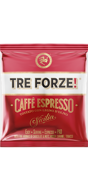 Tre Forze! Caffè Espresso 50 E.S.E.-Pads Tre Forze! Caffè Espresso 50 E.S.E.-Pads