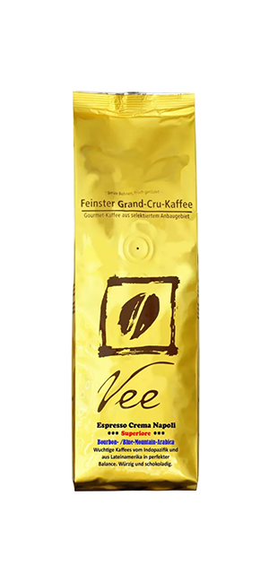 Vee\'s Kaffee Crema Napoli SUPERIORE 250g Bohnen