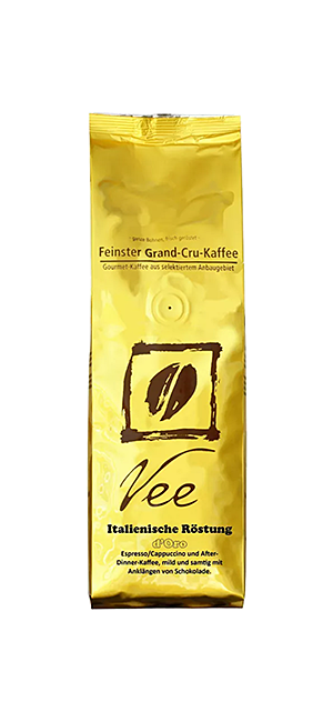 Vee\'s Kaffee Italienische Röstung d\'Oro 250g Bohnen