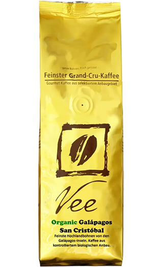 Vee Caffe ORGANIC Galapagos San Christobal 250g Bohnen