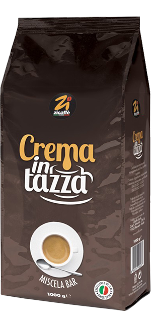 Zicaffe Crema in Tazza 1kg Bohnen