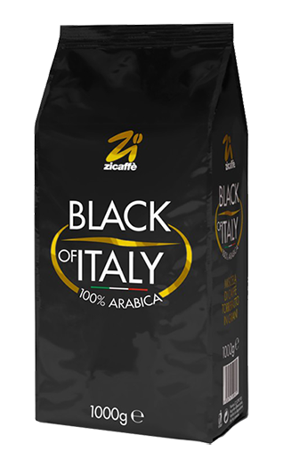 Zicaffe Black of Italy 1kg Bohnen